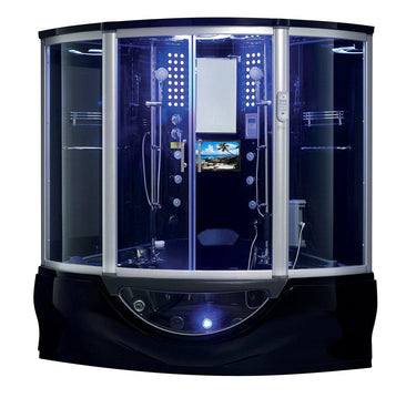 Maya Bath The Superior -Black Steam Shower Steam Shower Maya Bath